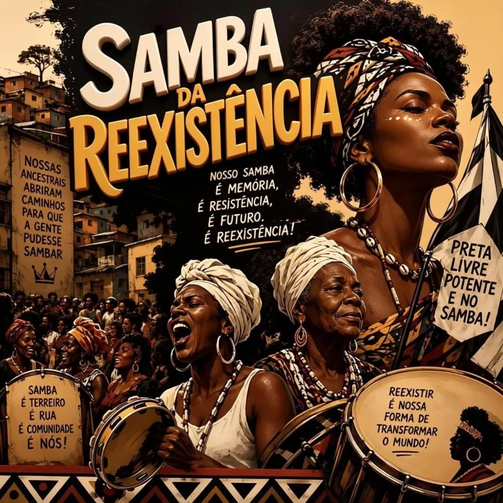 Grupo de Samba Sankofa: mulheres que transformam o samba em resistência, memória e reexistência